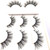Imported Korea Fiber Faux Mink False Eye lashes Handmade Reusable Long Cross Volume Dramatic Lashes Natural Look Makeup Thick Black Fake EyeLashes