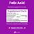 Healthfare Folic Acid 400mcg | 300 Veg Tablets | Folate Vitamin B9 | Gluten-Free | Non-GMO | Made in USA