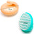 LUXXII Hair Scalp Massage Shampoo Brush Massager (Assort Color_2 Pack)