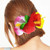 Flower Hibiscus Hair Clips Hawaiian Hawaii Hair Clip Set Tropical Luau Floral Leaf Barrettes Women Wedding Vacation Beach Pool Party Decorations Cosp