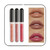 Kilshye Glitter Lipstick Set Matte Liquid Lipsticks Mini 3Pcs Shimmer Lip Glaze High Pigment Lipgloss Sets Long Lasting Lips Makeup for Women and Gir