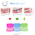 Dental Wax,Orthodontic Wax With Colorful Storage Cases(Mint,Apple,Strawberry).Dental Patient Wax Applicator Scraper Kit(White).For Braces Aligners We