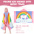 MOKANI Kids Cotton Hooded Towels | Super Soft & Thick & Super Absorbent | 50" x 30" Beach Bath Swimming Towels for Girls Boys Ages 3-12