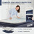 Twin Air Mattress with Built-in Pump,18''Raised Blow Up Mattress 2 Mins Self Inflation/Deflation,Upgraded Thicker Inflatable Mattress?Flocked Top Air