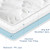 Full Size Mattress Protector Pad Waterproof Quilted, Breathable & Cooling Full Mattresses Pad Cover Fitted for Double Bed with Deep Pocket Up to 14",