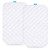 Waterproof Bassinet Mattress Pad Cover Compatible with Baby Delight Beside Me Dreamer Bassinet, 2 Pack, Ultra Soft Surface, Breathable and Easy Care