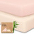 KeaBabies 2-Pack Baby Crib Sheets for Boys, Girls - 52x28 Viscose Derived from Bamboo Toddler Bed Sheets Neutral, Fitted Crib Mattress Cover for Stan