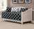 Mk Home 5pc Daybed Set Quilted Bedspread Coverlet New (Geometric Contemporary Pattern Black White)