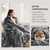Bedsure GentleSoft Fluffy Fuzzy Faux Fur Throw Blanket for Couch, Soft Sherpa Fleece Cozy Gifts for Women, Plush Bed Blanket Christmas Room Decor for