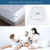 Moonsea Queen Size Mattress Protector Waterproof,Mattress Cover Protector, Smooth Top Mattress Protector for Kids, Breathable Skin Friendly and Noise