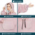 PAVILIA Blanket Hoodie for Women Pink, Sherpa Wearable Blanket Men, Cozy Oversized Sweatshirt Blanket, Warm Fleece Hooded Blanket Sweater with Sleeve
