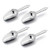 E-far Mini Scoop, 3 Ounce Stainless Steel Kitchen Utility Scoops, Ideal for Candy/Ice Cube/Flour/Sugar/Coffee Bean/Protein Powder, Food Grade & Anti