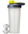 Mr. Pen- Shaker Bottles for Protein Mixes with Twist Cap, 28 oz, Gray/Yellow, Protein Shaker Bottle with Wire Whisk Ball