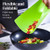 Cooler Kitchen Extra Thick Flexible Plastic Cutting Board Mats with Food Icons & EZ-Grip Waffle Back, (Set of 6) Dishwasher Safe