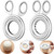 Boao 2 Pieces Egg Topper Cutter Stainless Steel Boiled Egg Cutter Cracker Shell Scissors Opener for Kitchen Tool Supply