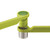 Joseph Joseph Helix Garlic Press Mincer Ergonomic Twist-Action Hand Juicer Stainless Steel, Green