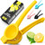 Zulay Kitchen Metal Lemon Squeezer - Handheld Lemon Juicer Squeezer - Easy to Use Citrus Juicer - Manual Press for Extracting the Most Juice Possible