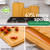 Organic Wood Cutting Boards for Kitchen for Chopping Vegetables, Carving Meat, Slicing Bread and Serving Charcuterie for Meal Time Prep, Holiday Gath