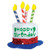 Beistle Happy Birthday Cake Hair Clip