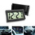 Mini Digital Clock for Car Dashboard, Self-Adhesive Vehicle Electronic Clocks with LCD Time, Auto Sticky Clock with Bracket Holder, Car Accessories U