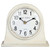 Lily's Home Antique Inspired Farmhouse Desk Or Mantel Clock, Battery Powered, Metal Body, Ivory