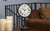 Lily's Home Antique Inspired Decorative Mantle Clock with Large Roman Numerals, Silent-Non-Ticking with Quartz Movement, Fits with Victorian or Antiq