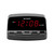 Sharp Digital Alarm Clock with Keyboard Style Controls, Battery Back-up, Easy to Use with Simple Operation, Black Case with Red LED Display