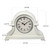 Lily's Home Non Ticking Mantel Clock - 13 x 10 Plastic Napoleon Desk and Shelf Clock with Quartz Movement, Ideal for Living Room, Retro Kitchen, Farm