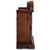 Bedford Clock Collection Redwood Mantel Clock with Chimes