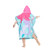Gealaek 100% Cotton Hooded Towel for Toddlers 2-6 Years Boys Girls Kids Bath Pool Beach Towel Soft Absorbent Beach Poncho Little Mermaid