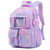PIG PIG GIRL Kids Backpack for Girls - School Bags for Middle School Students - Book Bag for Elementary Primary - Kawaii Ita Backpack - Purple