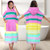 Hooded Towel Robe for Girl Teens (8-14 Years,36"X26") | Premium 100% Cotton Oversized Poncho Towel for Big Kids | Super Absorbent Hooded Towel Dress