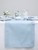 Solino Home Linen Sky Blue Table Runner 60 Inches - Classic Hemstitch, 100% Pure Linen Coffee Table Runner 14 x 60 Inch Ideal for Dresser Tables - Sp