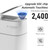 MOPALL Small Bathroom Trash Cans with Lids,Motion Sensor Bathroom Trash Can,Narrow Waterproof Plastic 3.5 Gallon Automatic Adsorption Touchless Garba