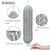 Wall Mount Plastic Grocery Bag Organizer/Holder,Washable Shopping Bags Carrier,Storage Dispenser ?for Home Kitchen Travelling, Free Adjustment with D