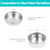 CASABREWS 51mm Stainless Steel Portafilter Set, 3 Ears Espresso Filter Holder with Double Spouts & 51mm Filter Baskets, Compatible for CASABREWS 3700