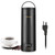 Sekaer Travel Electric Tea Kettle Portable Small Mini Coffee Kettle, with 4 Variable Presets, Personal Hot Water Boiler 304 Stainless Steel with Auto