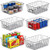 6 Pack Wire Baskets for Pantry Organization and Storage, Kitchen Organizer, 2 XXLarge & 2 XLarge & 2 Large