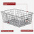 6 Pack Wire Baskets for Pantry Organization and Storage, Kitchen Organizer, 2 XXLarge & 2 XLarge & 2 Large