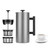 ESPRO P6 32 Ounces French Press Coffee Maker, Double Walled Stainless Steel Insulated, Brushed Stainless Steel