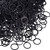 Hicarer 1000 pcs Mini Rubber Hair Bands 1/2" Soft Elastic Bands for Woman Hair Braids Ponytails & Beards Small Dreadlocks, Wedding Hairstyle and More