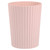 JiatuA Small Trash Can Plastic Wastebasket Round Garbage Container Bin for Bathroom, Kitchen, Bedroom, Home Office, College Dorm, Pink