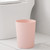 JiatuA Small Trash Can Plastic Wastebasket Round Garbage Container Bin for Bathroom, Kitchen, Bedroom, Home Office, College Dorm, Pink