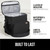 GORILLA GRIP Insulated Lunch Box Bag for Women Men, Large Leakproof Reusable Soft Cooler Bags, Multiple Compartments, Mesh Pockets, Adjustable Strap,