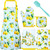 Hoolerry 6 Pcs Lemon Kitchen Apron Dish Towels Oven Mitts and Pot Holders with Spatula for Women Wife Grandma Cooking Baking Gifts