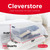 Rubbermaid Cleverstore 95 Qt Clear Storage Bins with Lids, 4-Pack, Stackable, BPA-Free, Made in USA
