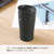 HARIO STF-300-B Tumbler, Black, 10.1 fl oz (300 ml), Insulated Tumbler with Lid, Stainless Steel, Present, Gift, Gift