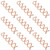 TUUXI 10 pcs Spiral Bobby Hair Pins Rose Gold Hair Screws Hair Twister Alloy Hair Accessories for Women Fast Bun Thick Hair Style