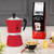 Bialetti Moka Express Rainbow (Red, 3 Cups)