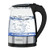 AZEUS Fast Boil Electric Water Kettle, 1.8L Large Capacity with Auto Shut-Off and Boil-Dry Protection, BPA-Free Borosilicate Glass &Stainless Steel